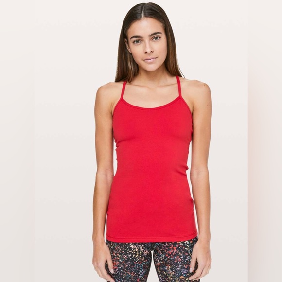 Lululemon Power Y Tank - Red - Picture 2 of 6